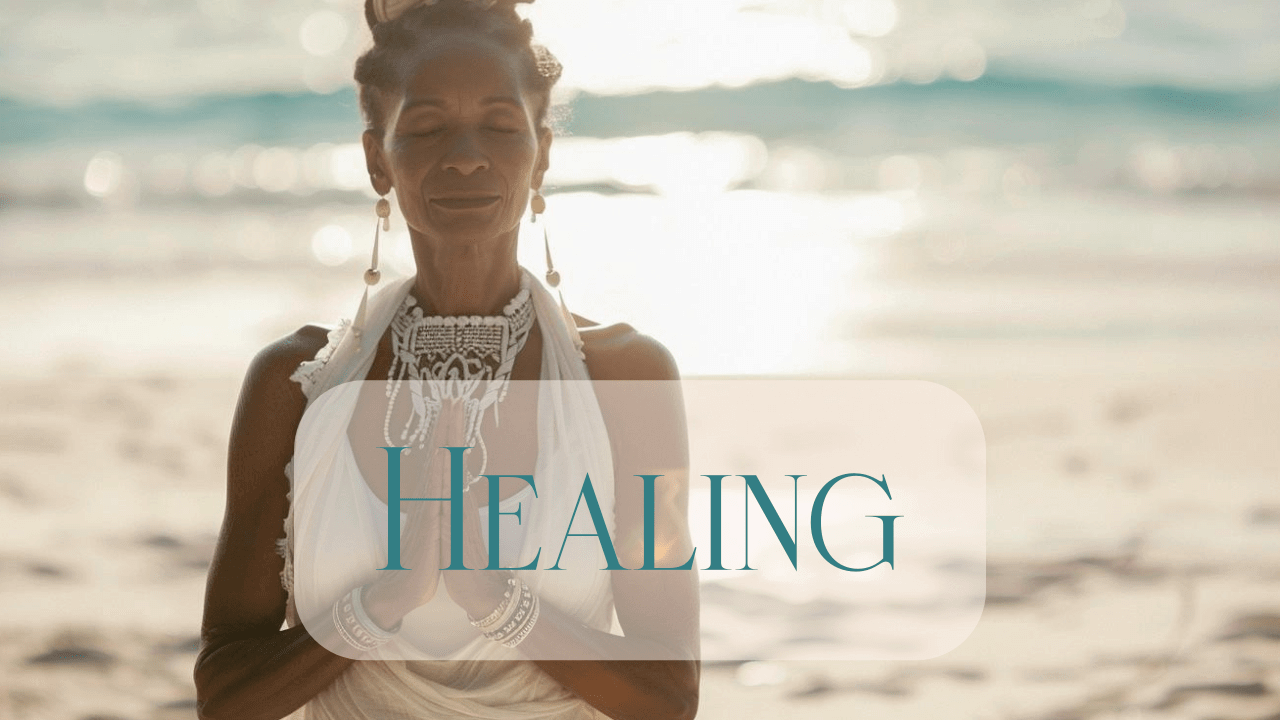 Picture of woman healing