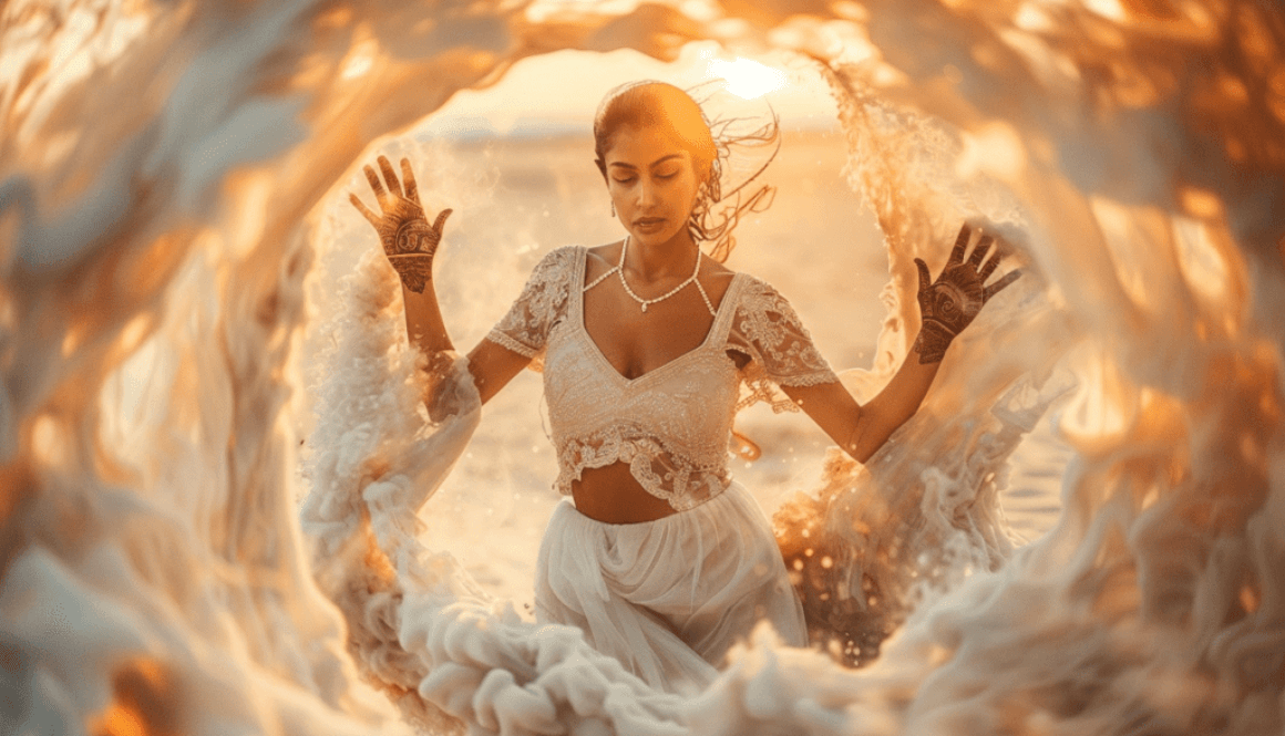 into her power